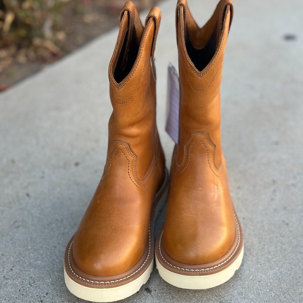 Men's Soft Toe Waterproof Pull On Work Boot